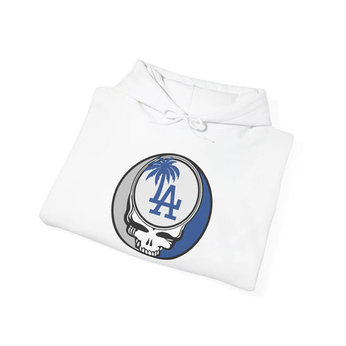Grateful Dead - Los Angeles Dodgers Grateful Dead Unisex Heavy Blend Hoodie - StealieShop
